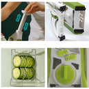 Cortador Manual 5 em 1 Inox – Fatiador de Legumes e Verduras