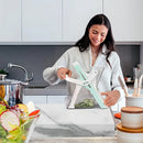 Cortador Manual 5 em 1 Inox – Fatiador de Legumes e Verduras