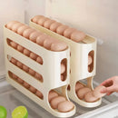 4 camadas de rolamento automático ovo titular rack geladeira caixa armazenamento recipiente cozinha geladeira ovo dispensador organizador geladeira
