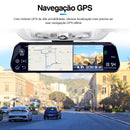 Espelho Retrovisor Digital 10” E-ACE – DVR 4G com GPS e ADAS 1080P