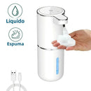 Dispenser Saboneteira Automática Sensor Espuma Recarregável Branco