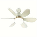 Ventilador de Teto de 20,5 polegadas 40W com Controle Remoto e Luz LED, Ventilador de Teto Inteligente e Silencioso para Quarto e Sala de Estar