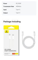 Cabo Carregador Turbo 100W Para iPhone 6 7 8 X XS 11 SE 12 XR 13 14 Pro Max Branco