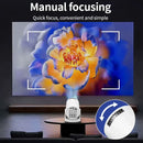 Projetor de vídeo portátil Full HD 720P HY200 270 PC rotativo USB compatível com suporte HDMI para filmes ao ar livre de cinema em casa