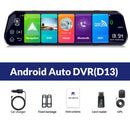 Espelho Retrovisor Digital 10” E-ACE – DVR 4G com GPS e ADAS 1080P