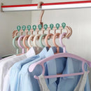 Cabides Magico 9 Furos Multidobravel Organizador