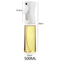 Spray Borrifador Porta Azeite Óleo Vinagre - Galheteiro Preto