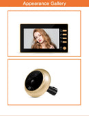 Olho Mágico Digital com Tela 4,3” – Campainha com Câmera Full HD 1080P