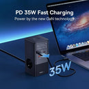 Estação de Carregamento 7 em 1 com Carregamento Rápido 35W, Display Digital e Proteção Contra Surtos