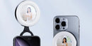 Luz LED para Selfie com Suporte Magnético – Iluminação Portátil para Celular e iPhone