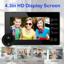 Olho Mágico Digital com Tela 4,3” – Campainha com Câmera Full HD 1080P