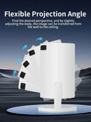 Projetor de vídeo portátil Full HD 720P HY200 270 PC rotativo USB compatível com suporte HDMI para filmes ao ar livre de cinema em casa