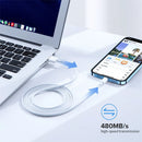 Qualidade Original Cabo do Carregador USB para iPhone, Rápido Cabo de Carregamento, Data Sync Line, iPhone 14, 8, 7, 6S Plus, 13, 12 Pro, XS Max, XR, SE, 1m, 2m, 2m