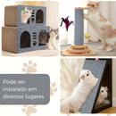 Arranhador Adesivo para Gato Protetor para Sofá e Cama Box - Carpete Premium
