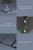 Monitor Portátil para Notebook com 3 Telas – Dobrável 360° 15,6