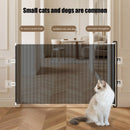 Portão de Segurança Retrátil para Bebês e Crianças, para Escadas Internas, 49 Polegadas de Largura, Sem Perfuração, para Gatos, Cães, Casas e Quintais