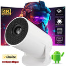 Projetor de vídeo portátil Full HD 720P HY200 270 PC rotativo USB compatível com suporte HDMI para filmes ao ar livre de cinema em casa
