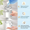 Dispenser Saboneteira Automática Sensor Espuma Recarregável Branco