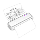 Impressora A4 portátil, impressora térmica sem fio para impressão de documentos e fotos em papel térmico A4, operação sem tinta com l