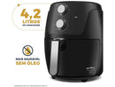 Fritadeira Elétrica sem Óleo/Air Fryer Britânia BFR37 Preta com Timer 4,2L - 110V