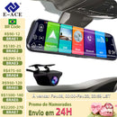 Espelho Retrovisor Digital 10” E-ACE – DVR 4G com GPS e ADAS 1080P