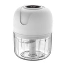 Triturador de Alho Elétrico de 250ml, Picador de Alimentos Portátil USB, Moedor de Carne e Vegetais para Utensílios de Cozinha