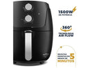 Fritadeira Elétrica sem Óleo/Air Fryer Britânia BFR37 Preta com Timer 4,2L - 110V