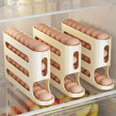 4 camadas de rolamento automático ovo titular rack geladeira caixa armazenamento recipiente cozinha geladeira ovo dispensador organizador geladeira