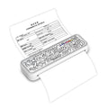 Impressora A4 portátil, impressora térmica sem fio para impressão de documentos e fotos em papel térmico A4, operação sem tinta com l
