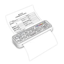 Impressora A4 portátil, impressora térmica sem fio para impressão de documentos e fotos em papel térmico A4, operação sem tinta com l