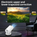 Projetor de vídeo portátil Full HD 720P HY200 270 PC rotativo USB compatível com suporte HDMI para filmes ao ar livre de cinema em casa